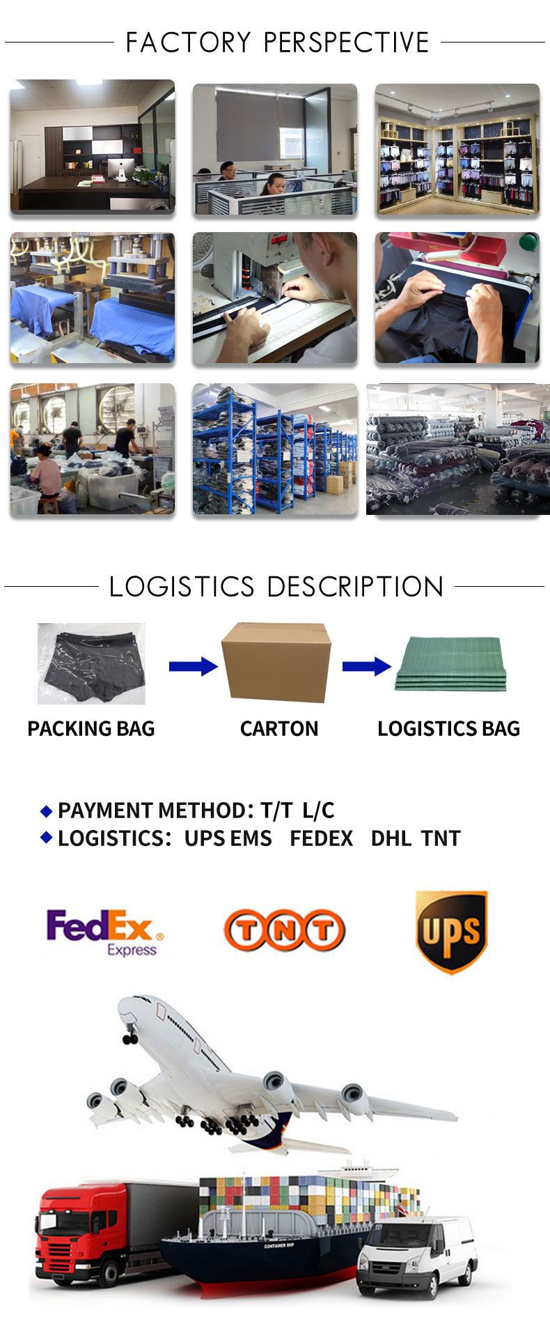 underwear factories overview and logictics - only claler