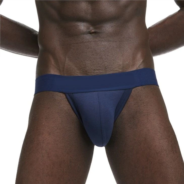Low belt boxers hot fashion male thongs  navy dyeing manufacture oem service one package service
